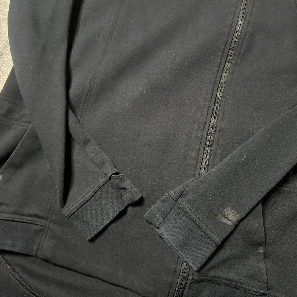 Nike Tech Fleece Cape Hoodie‎ Women's Size Medium Black Activewear Full Zip